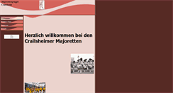 Desktop Screenshot of majoretten-crailsheim.de