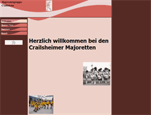 Tablet Screenshot of majoretten-crailsheim.de